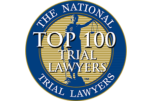 The National Top 100 Trial Lawyers Badge